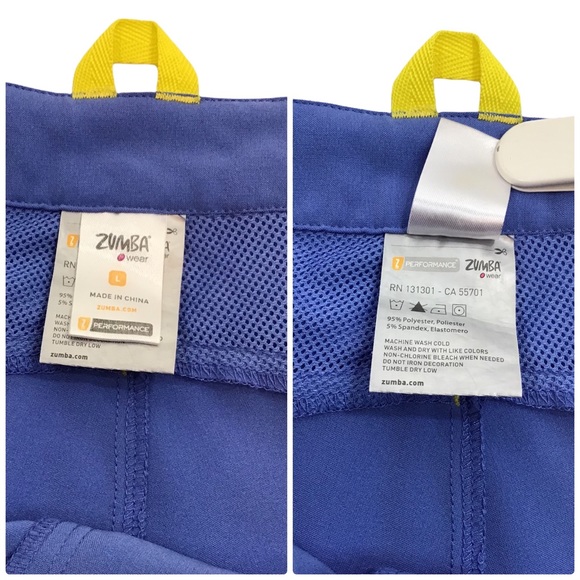 Zumba Fitness - Capri Camo Style Workout Pants - Large - Picture 11 of 14